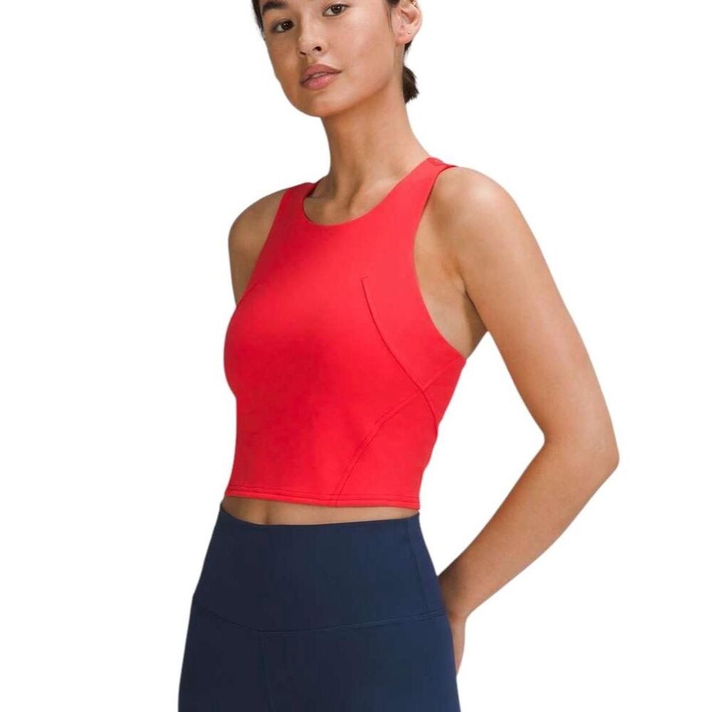 Lululemon Invigorate Training Tank Top in Love Red
